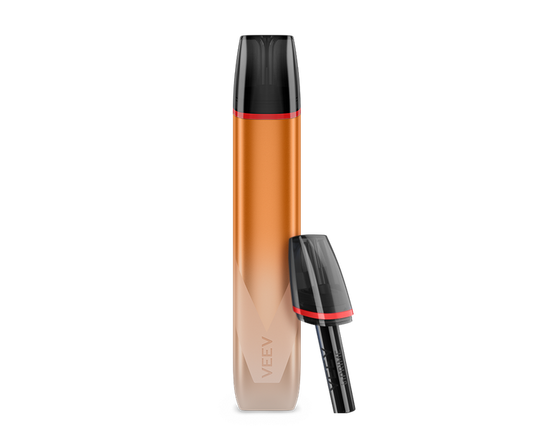VEEV inPRIME Vape device with a black and red accent on a white background