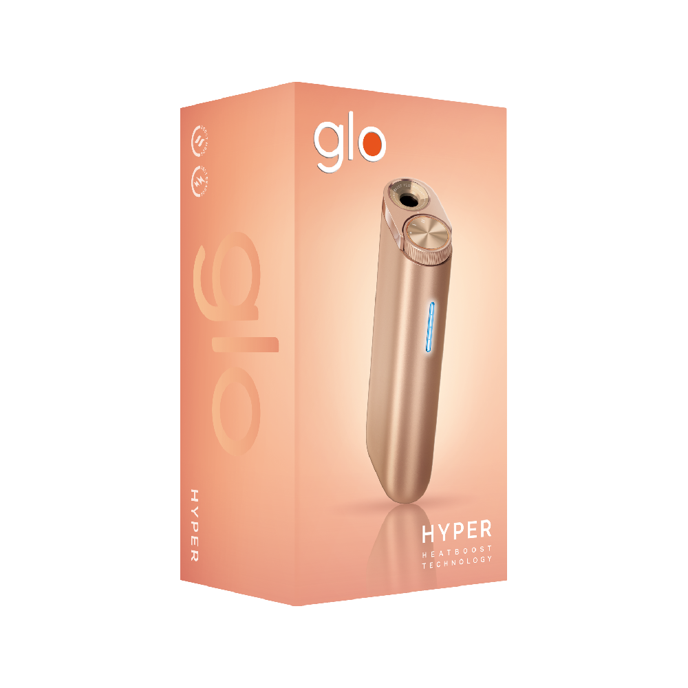 New 2024 Glo Hyper Device Kit Crimson Rose Gold