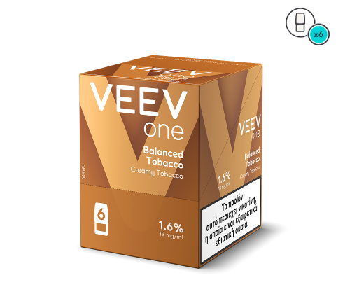 Discover the rich flavor of VEEV ONE Pods Balanced Tobacco. Discover the rich flavor of VEEV ONE Pods Balanced Tobacco.