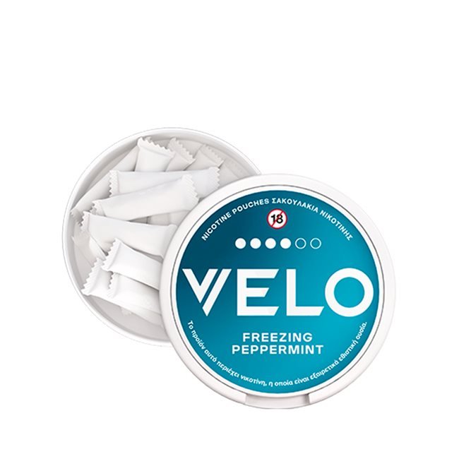 Freezing Peppermint - VELO Slim Nicotine Sachets 10.9mg (20pcs) - usaheatproduct.store