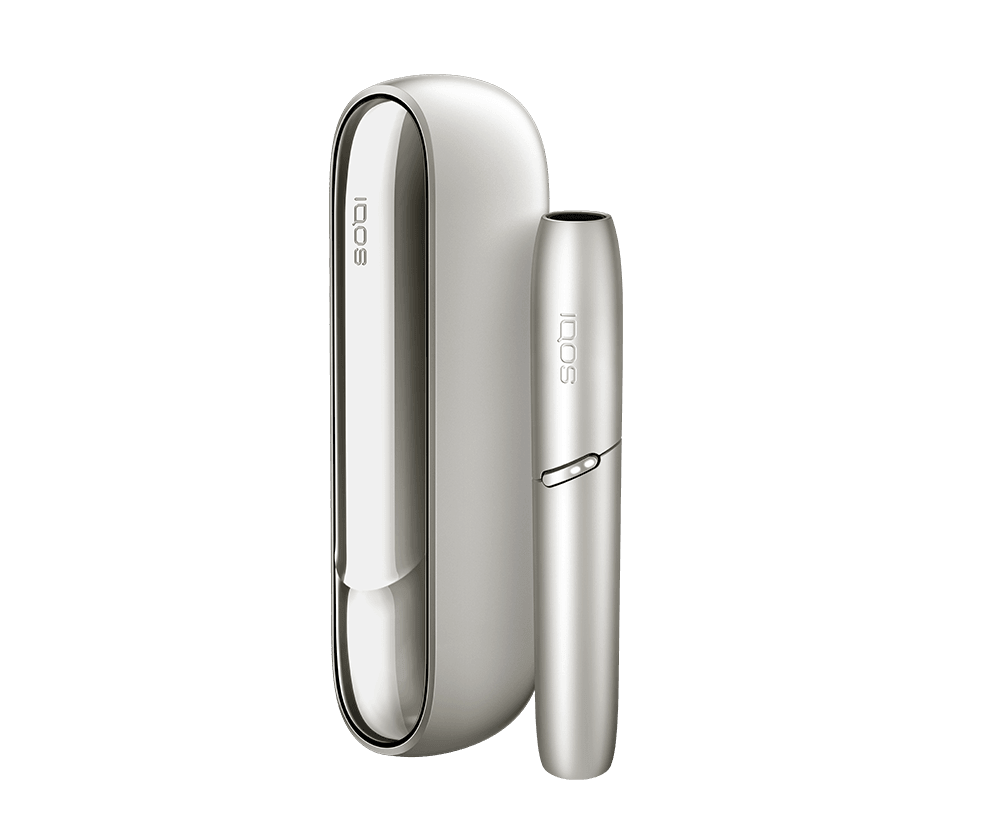 New Limited Edition IQOS 3 Duo Heated Tobacco Kit in Moonlight Silver - We Love Offers