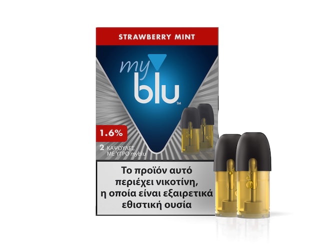 Blu  Intense Liquidpod Strawberry Mint Flavour 1.6% Nicotine - heatproduct.co.uk Blu Liquid Pods