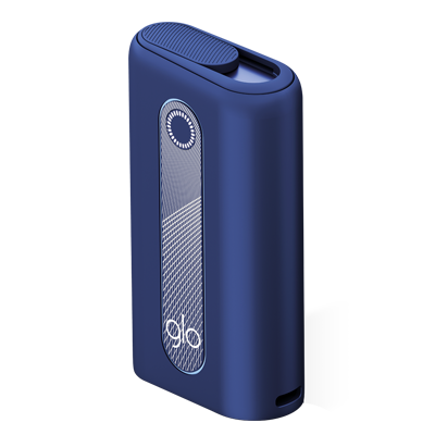 New Glo Hyper Heated Tobacco Device Kit in Blue Color - heatproduct.co.uk 