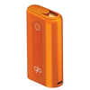 New Glo Hyper Heated Tobacco Device Kit in Orange Color.